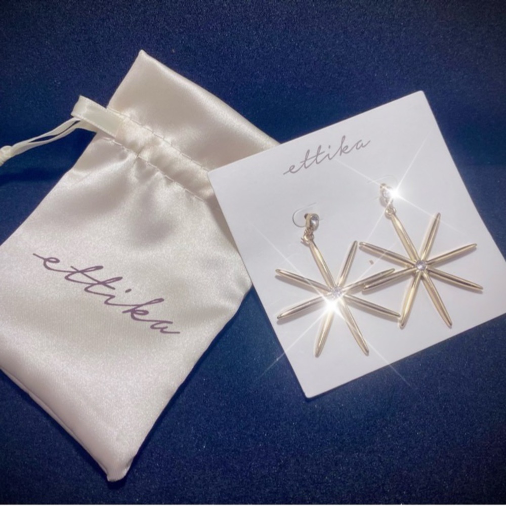 Ettika Starburst Earrings NWT